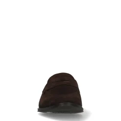 Bruine Suede Klassieke Loafers^Sacha Best Sale