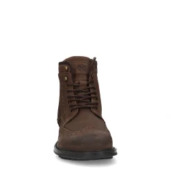 Bruine Suede Veterboots^Sacha Online