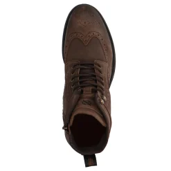 Bruine Suede Veterboots^Sacha Online