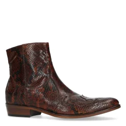 Bruine Western Boots Met Snakeskin^Sacha Cheap