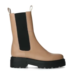 Camel Leren Chelsea Boots^Sacha Online