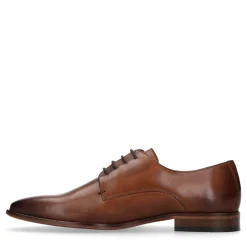 Camel Leren Veterschoenen^Sacha New