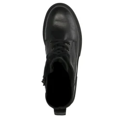 Chunky Zwarte Leren Veterboots^Sacha Cheap