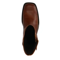 Cognac Buckle Biker Enkelboots^Sacha Online