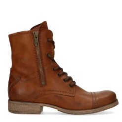 Cognac Combat Boots^Sacha Best