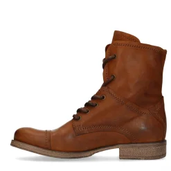 Cognac Combat Boots^Sacha Best
