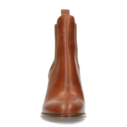 Cognac Enkellaarsjes Met Hak^Sacha Flash Sale