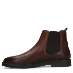 Cognac Leren Chelsea Boots^Sacha Discount