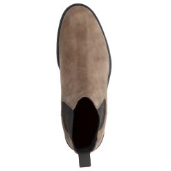 Cognac Suede Chelsea Boots^Sacha New