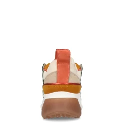 Cognac Suede Sneakers Met Gekleurde Details^Sacha Cheap