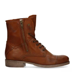 Combat Boots Bruin Met Imitatiebont^Sacha Sale