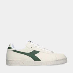 Diadora Game L Low Waxed White/Fogliage Dames Sneakers^Sacha Outlet
