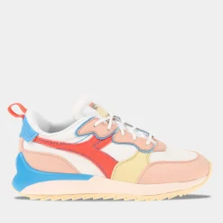 Diadora Jolly Canvas Oranje/Blauw Dames^Sacha Discount