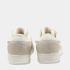 Diadora Magic Basket Low Wit/Roze Dames^Sacha Discount