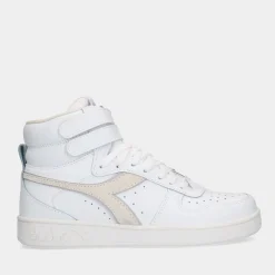 Diadora Magic Basket Mid Leather Wn White Dames Sneakers^Sacha Best
