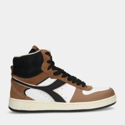 Diadora Magic Basket Mid Earth Brown/Black Heren Sneakers^Sacha Online