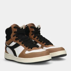 Diadora Magic Basket Mid Earth Brown/Black Heren Sneakers^Sacha Online