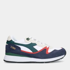 Diadora V7000 Navy/White Dames Sneakers^Sacha Cheap