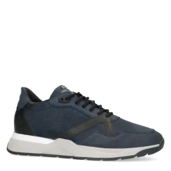 Donkerblauwe Leren Sneakers^Sacha Cheap