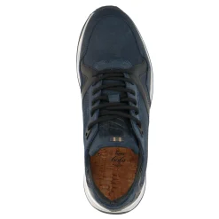 Donkerblauwe Leren Sneakers^Sacha Cheap