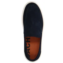 Donkerblauwe Loafers Met Witte Zool^Sacha Best Sale