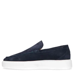 Donkerblauwe Loafers Met Witte Zool^Sacha Best Sale