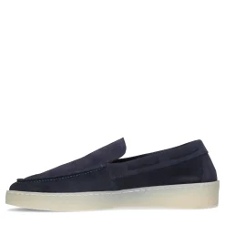 Donkerblauwe Suede Loafers^Sacha Sale