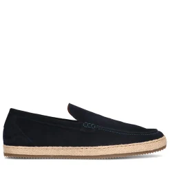 Donkerblauwe Suede Loafers^Sacha Store