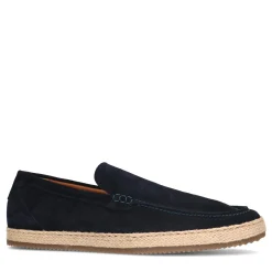 Donkerblauwe Suede Loafers^Sacha Store