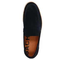 Donkerblauwe Suede Loafers^Sacha Store
