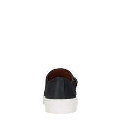 Donkerblauwe Suede Monk Sneakers^Sacha Discount