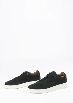 Donkerblauwe Suede Sneakers^Sacha Fashion