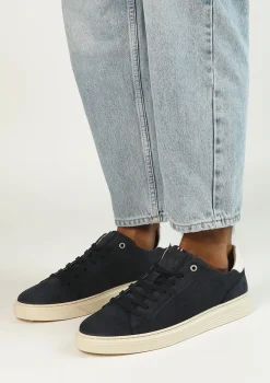 Donkerblauwe Suede Sneakers^Sacha Online