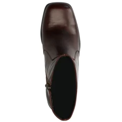 Donkerbruine Enkellaarzen Met Hak^Sacha Clearance