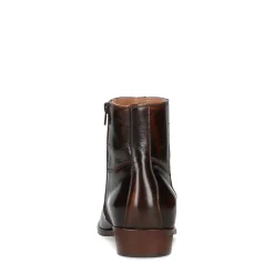 Donkerbruine Leren Lage Boots^Sacha Online