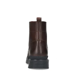 Donkerbruine Leren Veterboots^Sacha Cheap