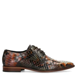 Donkerbruine Leren Veterschoenen^Sacha Cheap