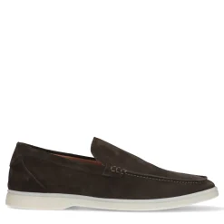 Donkerbruine Suede Loafers^Sacha Online