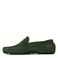 Donkergroene Suede Mocassin Loafers^Sacha Discount