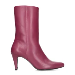 Fuchsia Enkellaarsjes Met Hak^Sacha Clearance