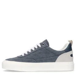 Goliath Donkerblauwe Textiel Sneakers Met Suede^Sacha Store
