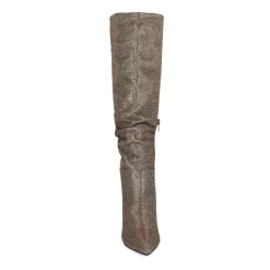 Gouden Hoge Laarzen Met Glitters^Sacha Shop