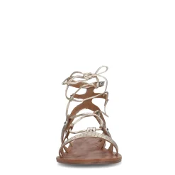 Gouden Leren Sandalen^Sacha Best