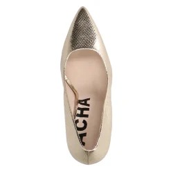 Gouden Metallic Pumps^Sacha Cheap