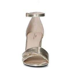 Gouden Sandalen Met Hoge Hak^Sacha Fashion