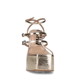 Gouden Sandalen Met Plateau Hak^Sacha Best