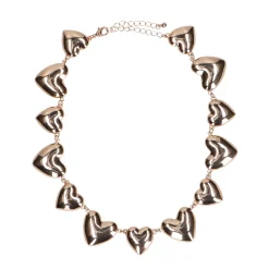 Goudkleurige Ketting Met Hartjes^Sacha Shop