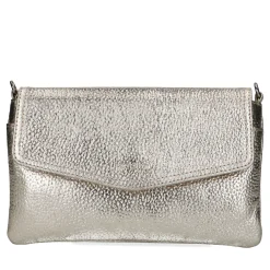 Goudkleurige Leren Schoudertas^Sacha Fashion