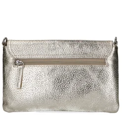 Goudkleurige Leren Schoudertas^Sacha Fashion