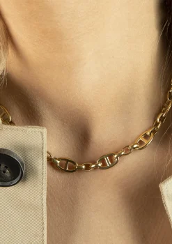 Goudkleurige Schakel Ketting^Sacha Online